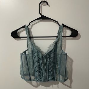 Sage corset from Victoria’s Secret